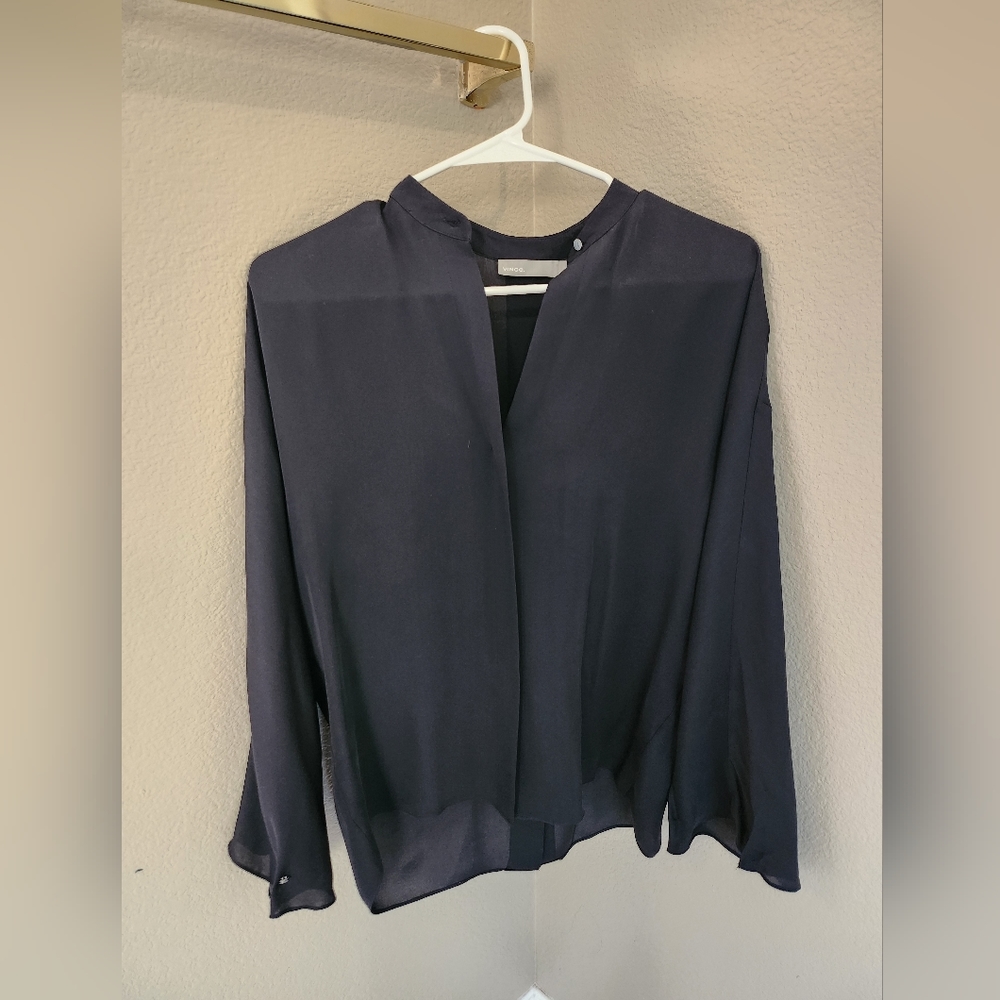 Vince Satin Silk Blouse